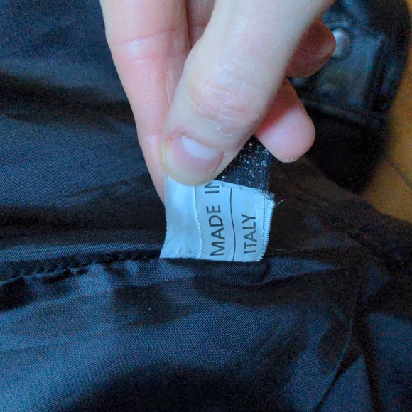 Unisex Italian Faux-Leather Jacket - Picture 4 of 5